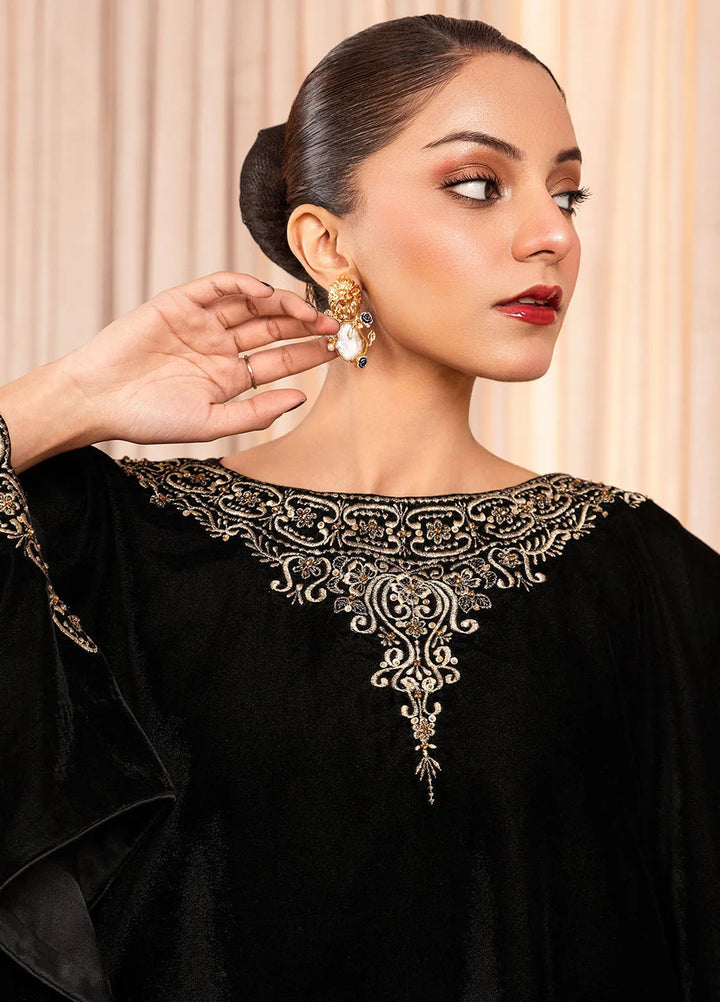 Stitch Vibes Pret Dyed Velvet Shirt Aylin Whisper Shawl