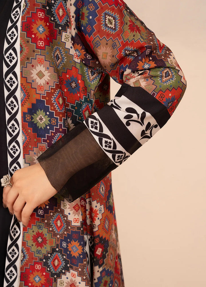 Stitch Vibes Pret Printed Crepe 1 Piece Suit Geometric Shrug