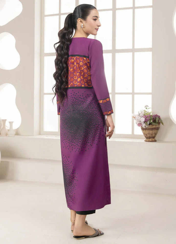 Stitch Vibes Pret Printed Crepe 1 Piece Suit Mulberry Muse Shirt