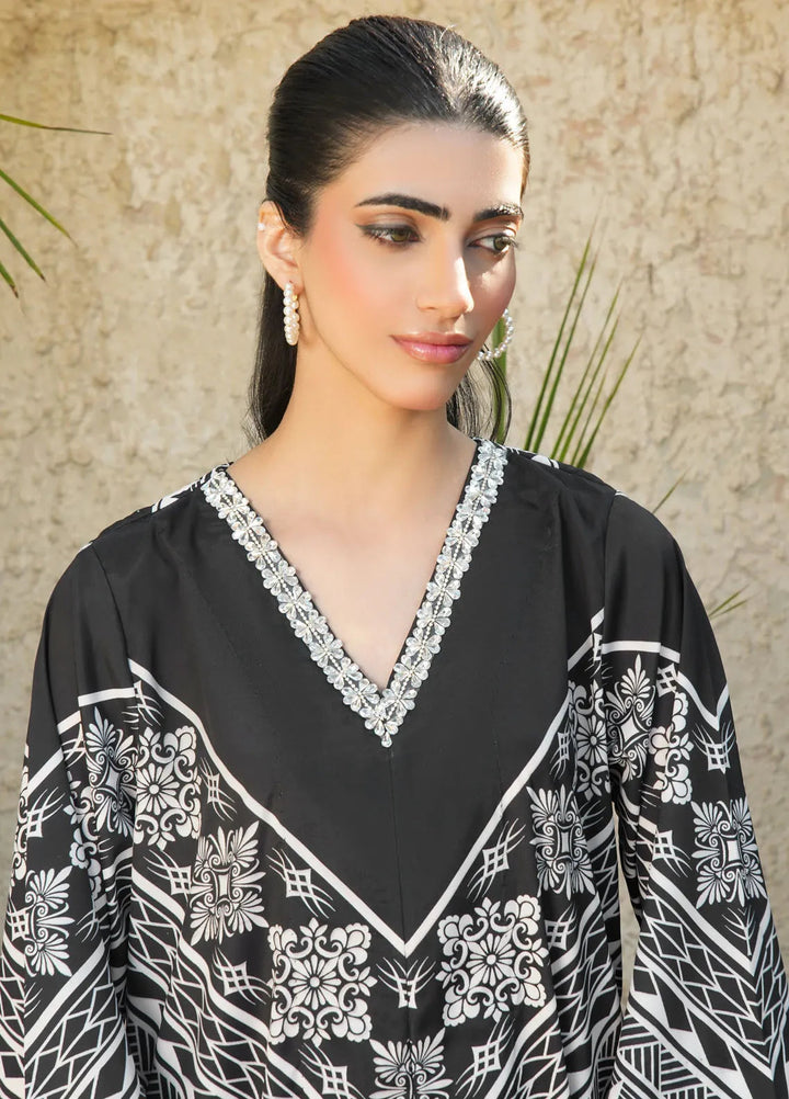 Stitch Vibes Pret Printed Crepe 1 Piece Suit Noirella