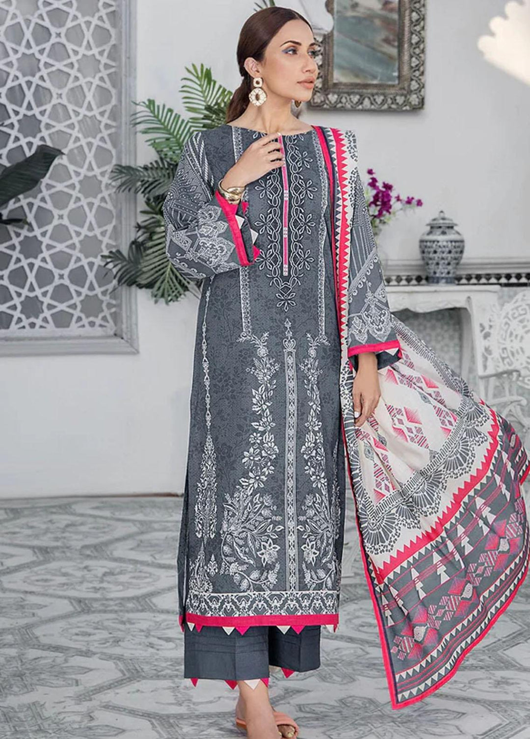 Khas Pret Embroidered Lawn 3 Piece Dress KHS23DAP KL-1699 SABIYYA