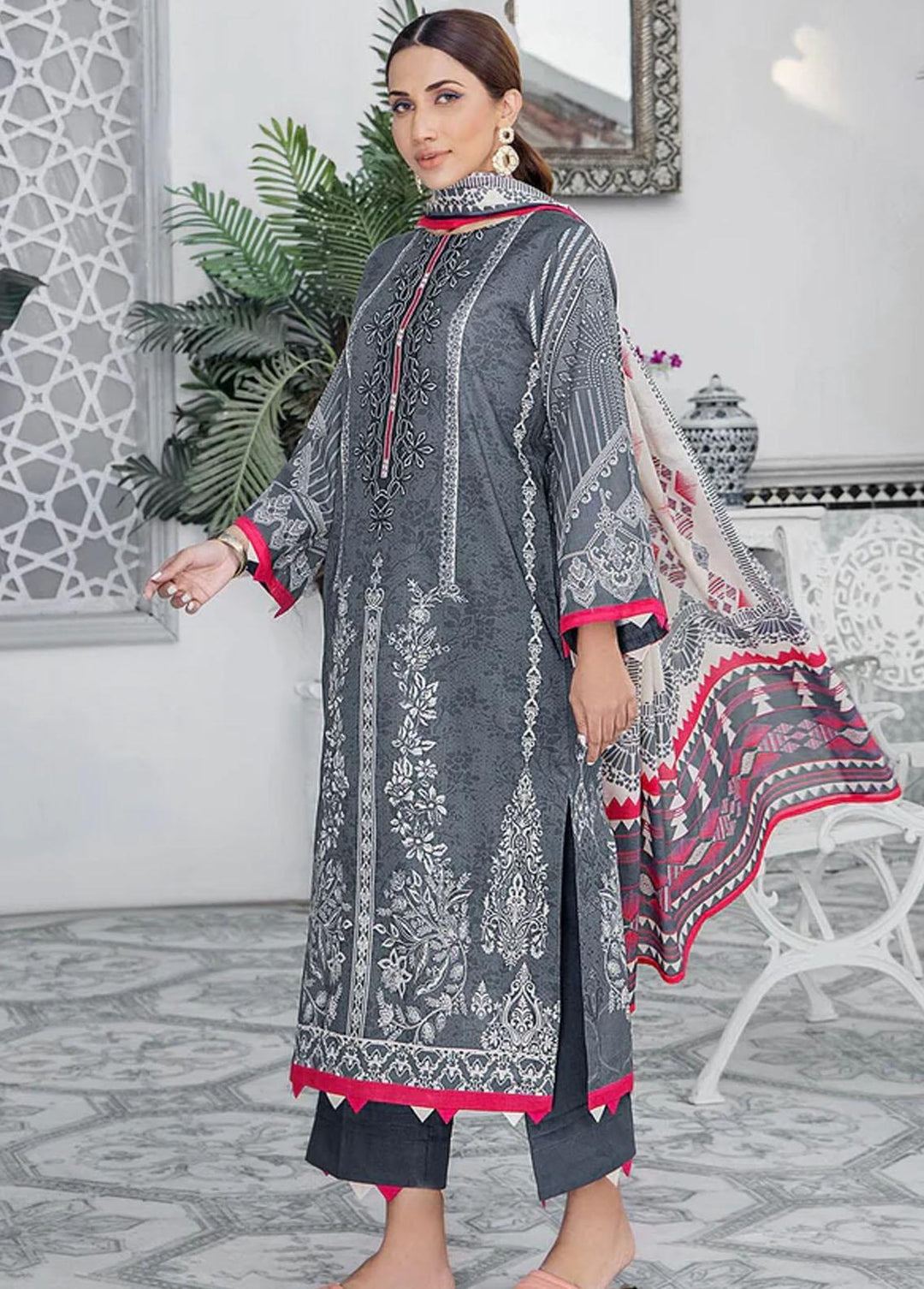 Khas Pret Embroidered Lawn 3 Piece Dress KHS23DAP KL-1699 SABIYYA