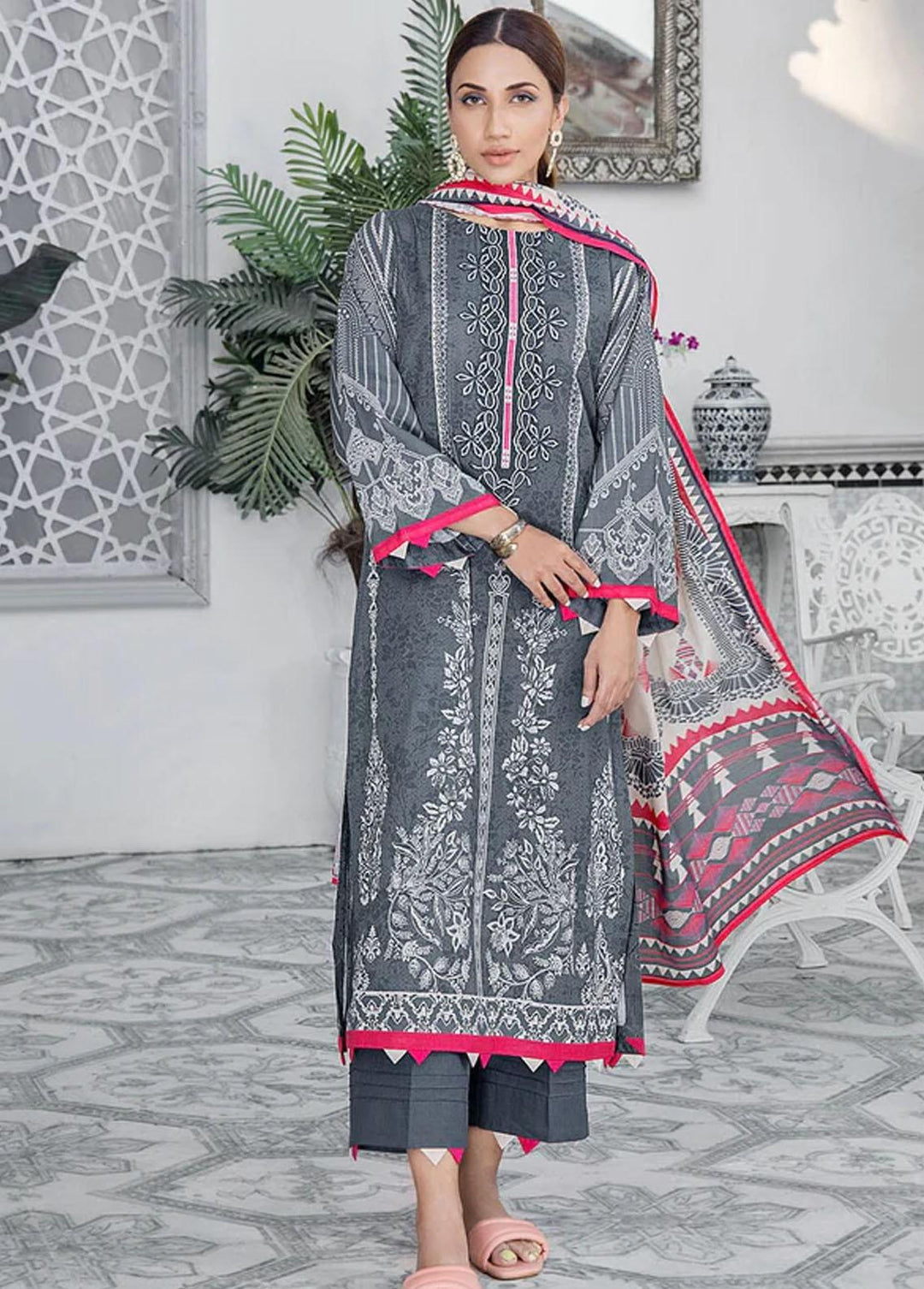 Khas Pret Embroidered Lawn 3 Piece Dress KHS23DAP KL-1699 SABIYYA