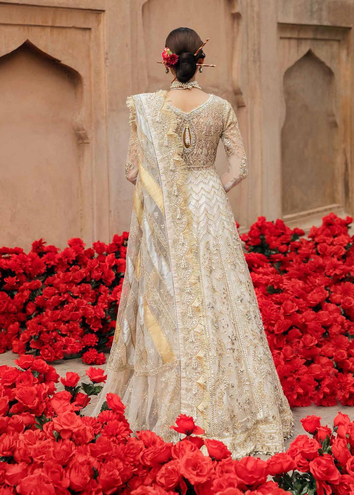 Afrozeh Pret Embroidered Net 3 Piece Dress AF22BP 001 Mahru