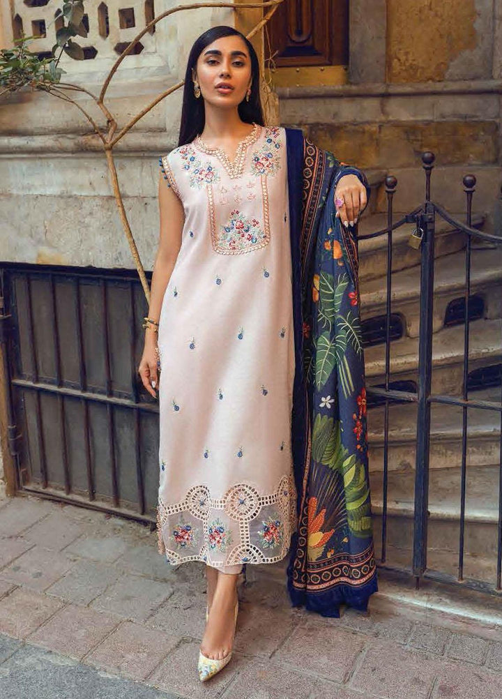 Mushq Pret Embroidered Karandi 3 Piece Suit MW22-09 Bahar