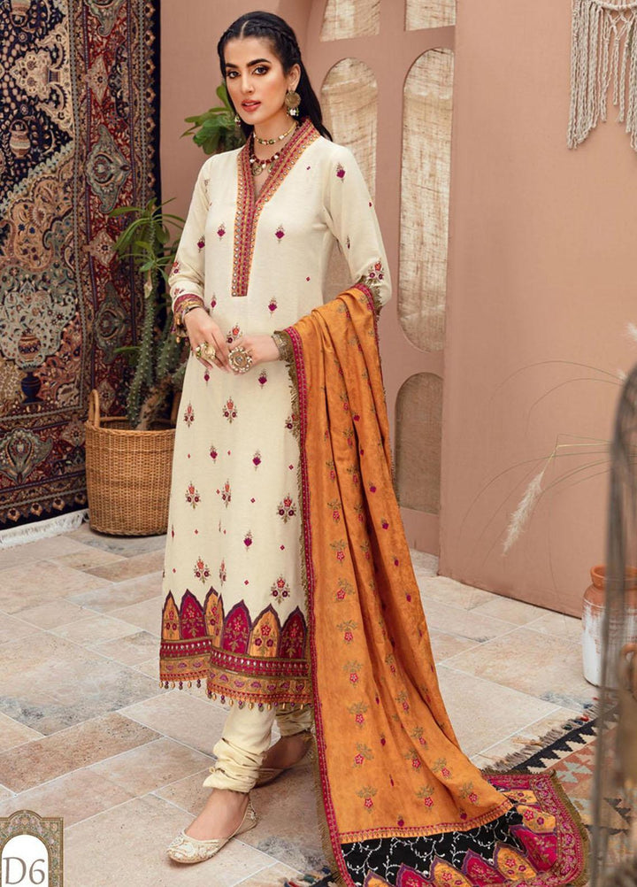 Saadia Asad Pret Embroidered Karandi 3 Piece Suit SA21NSP D-06