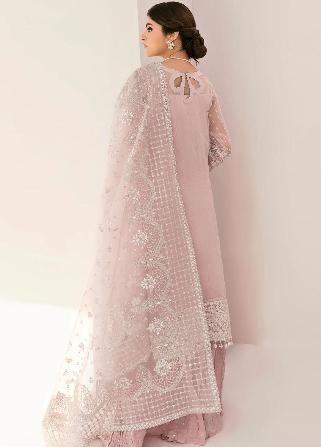 Baroque Pret Embroidered Chiffon 3 Piece Dress BQU-CH11-D05-P