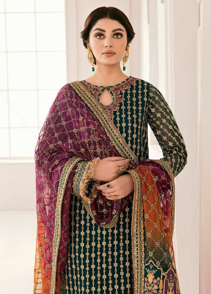 Baroque Pret Embroidered Chiffon 3 Piece Dress BQU-CH11-D06-P