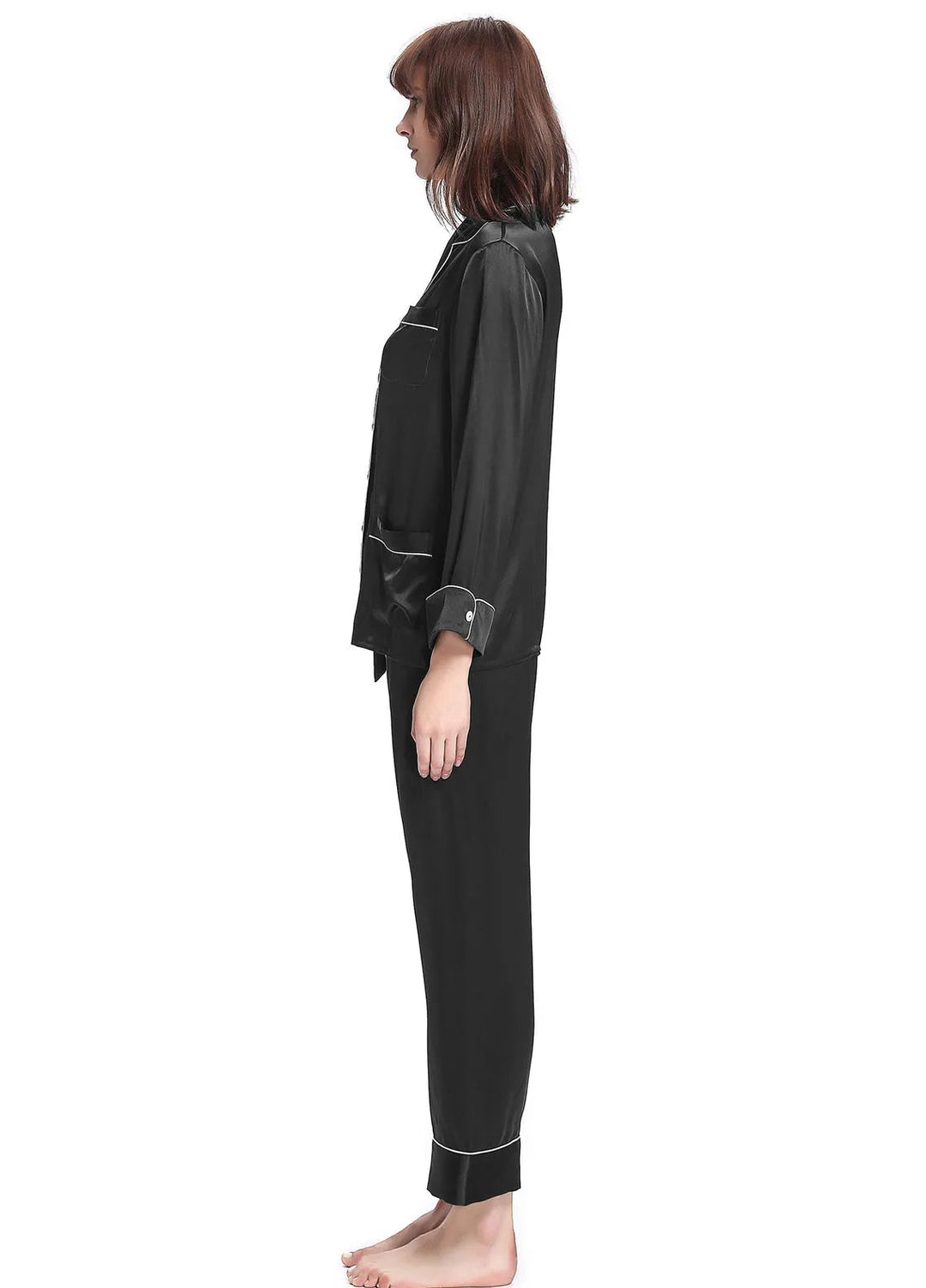 Studio By Arj Pajama Set Printed Polyester 2 Piece SBA-BLACK-66