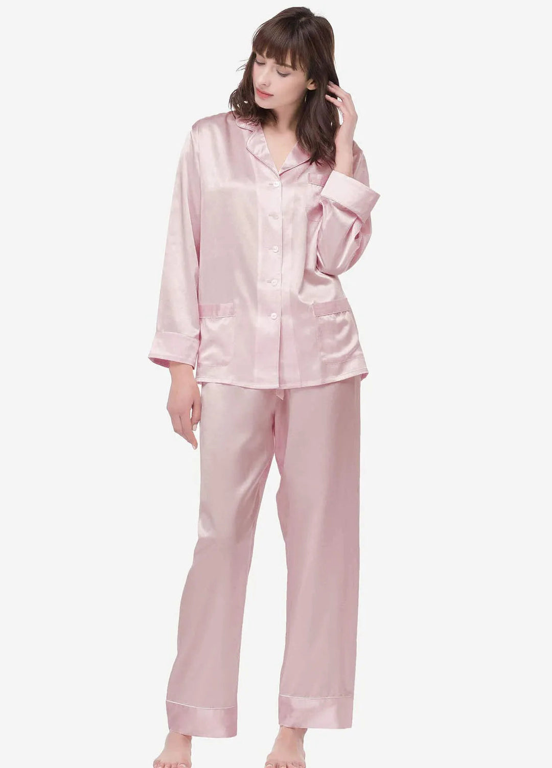 Studio By Arj Pajama Set Printed Polyester 2 Piece SBA-ROSY-PINK-66