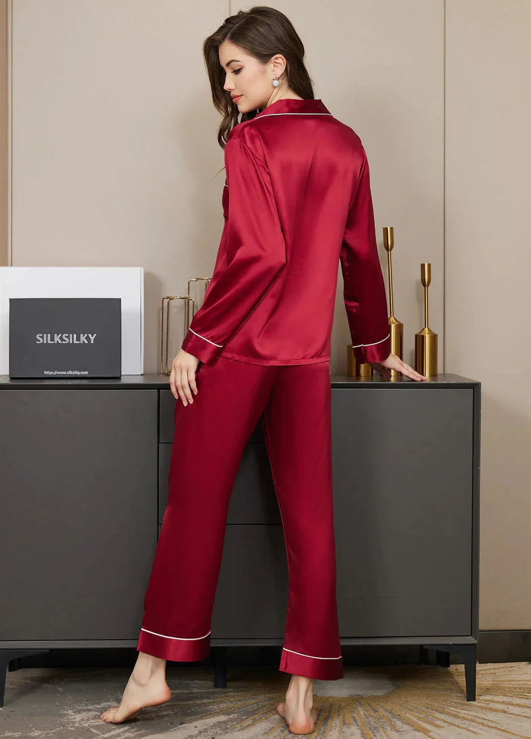 Studio By Arj Pret Dyed Polyester 2 Piece ARJ-PJ27-BDG