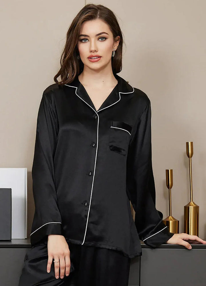 Studio By Arj Pret Dyed Polyester 2 Piece ARJ-PJ27-BLK