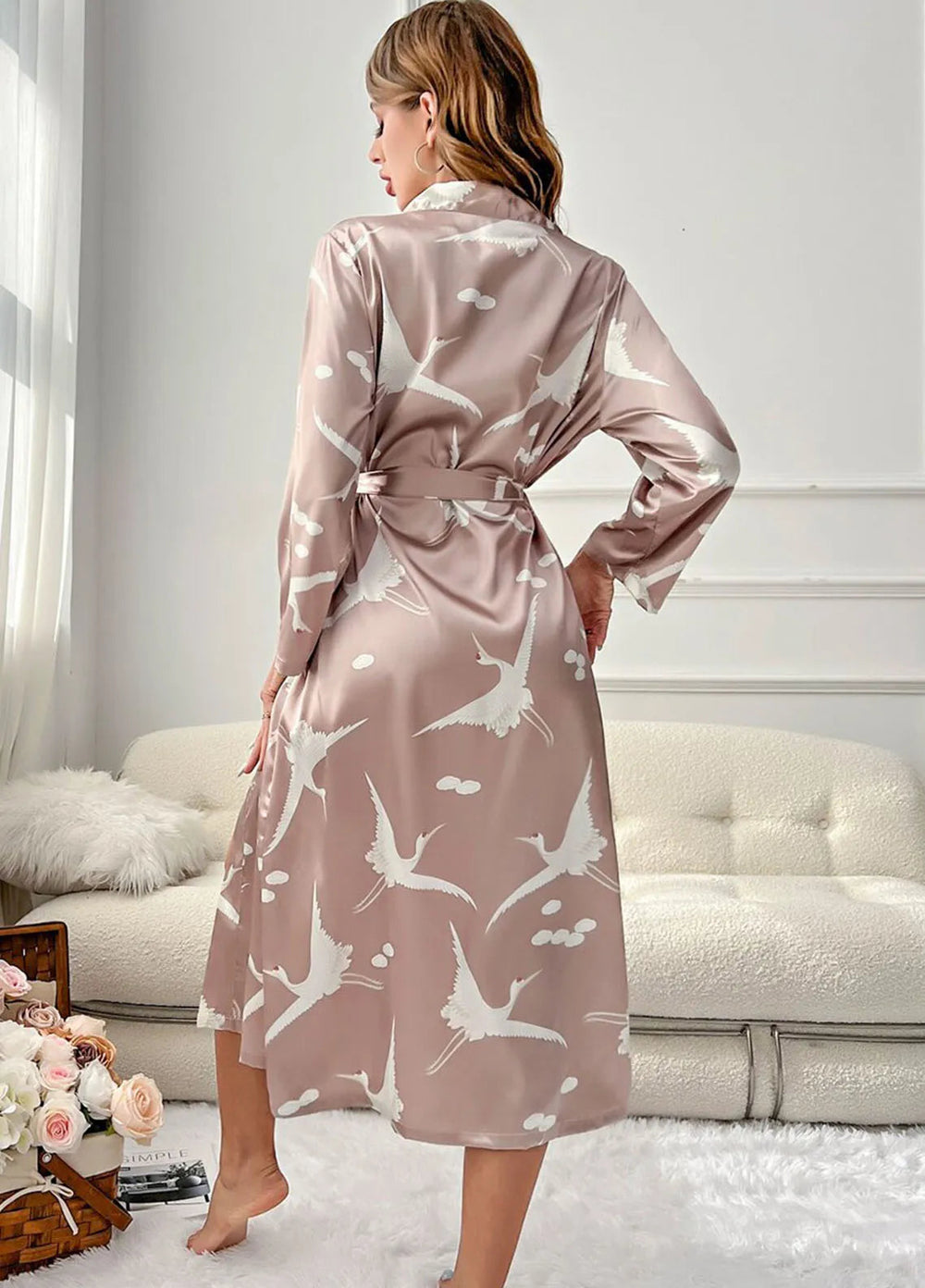 Studio By Arj Pret Printed Polyester 1 Piece gown SBA-GWN42-BEG