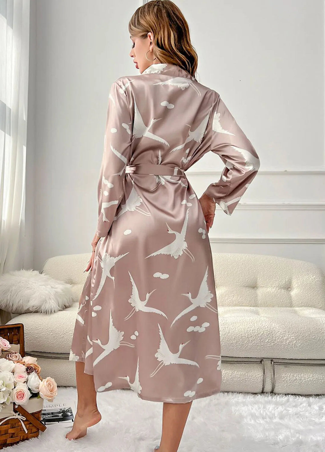 Studio By Arj Pret Printed Polyester 1 Piece gown SBA-GWN42-BEG