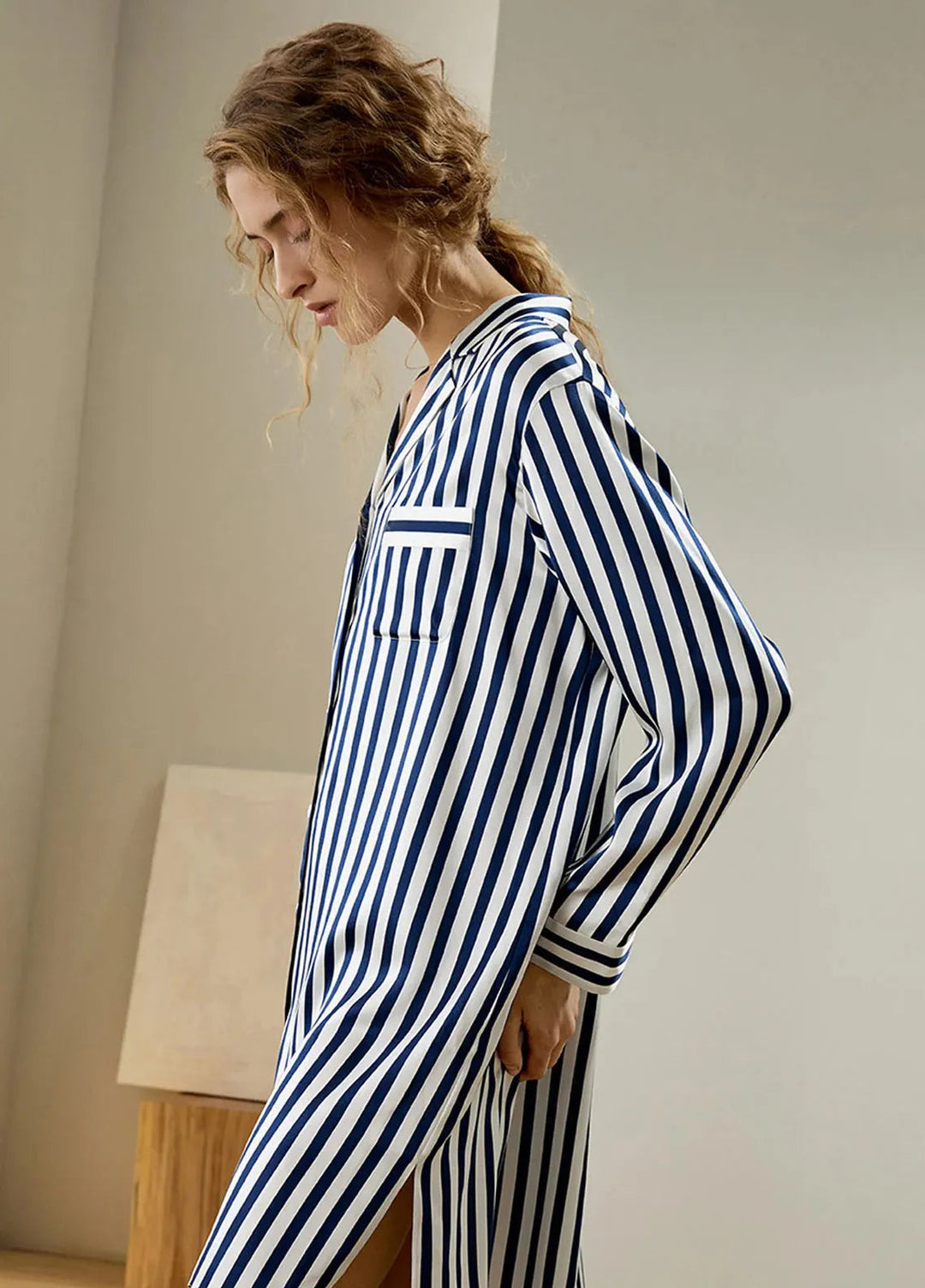 Studio By Arj Pret Printed Polyester 1 Piece Shirt ARJ-STP-SHRT-NAVY