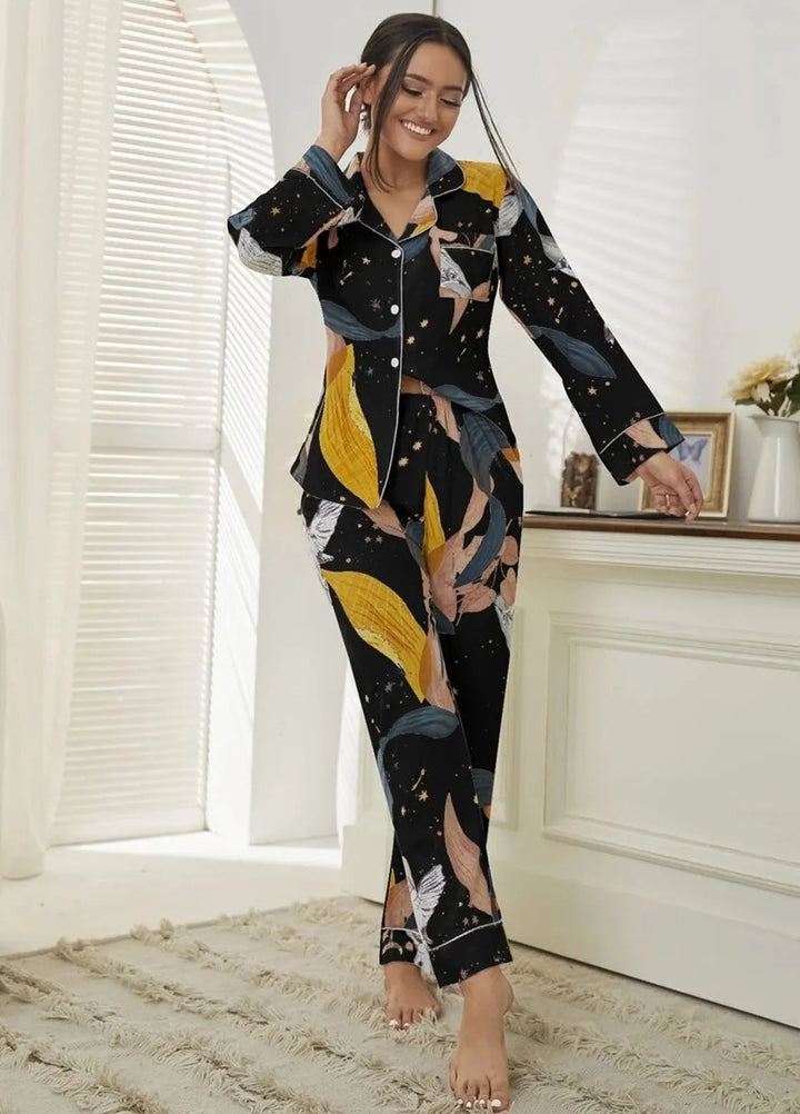 Studio By Arj Pret Printed Polyester 2 Piece ARJ-PJ-PLANT