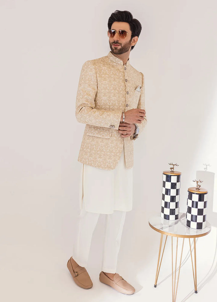 Stylish Embroidered Men Maysori Prince Coat - PC-376