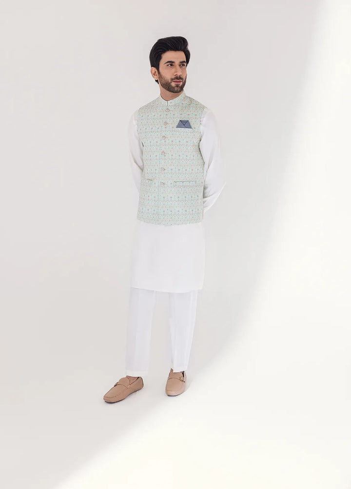 Stylish Embroidered Men Maysori Waistcoat - W-1991