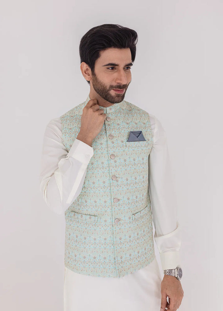 Stylish Embroidered Men Maysori Waistcoat - W-1991