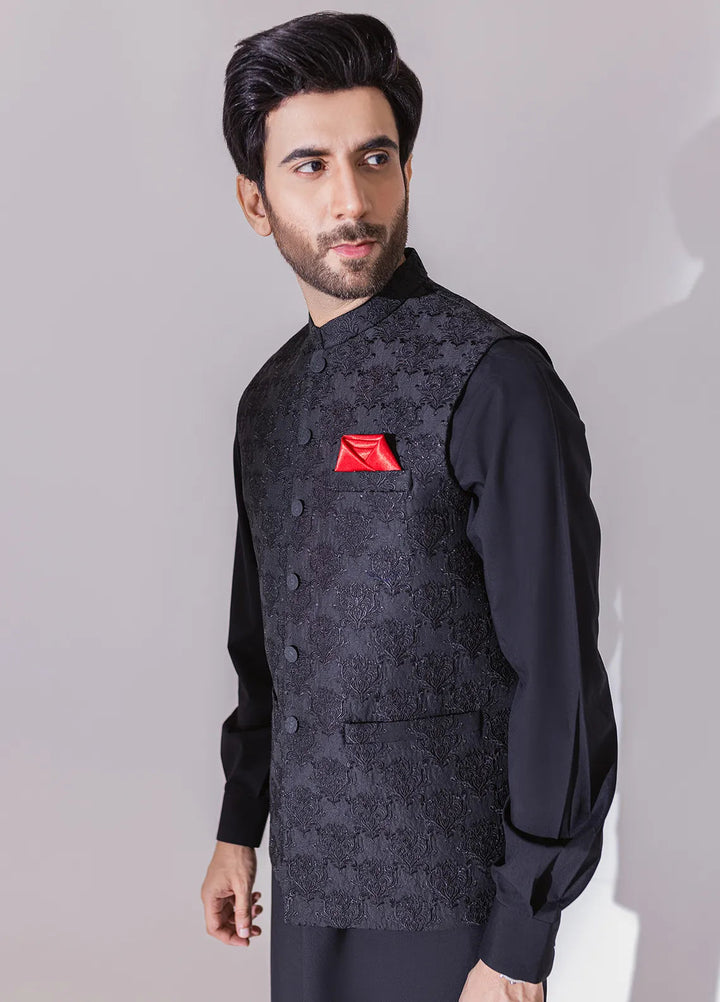 Stylish Embroidered Men Maysori Waistcoat - W-1992