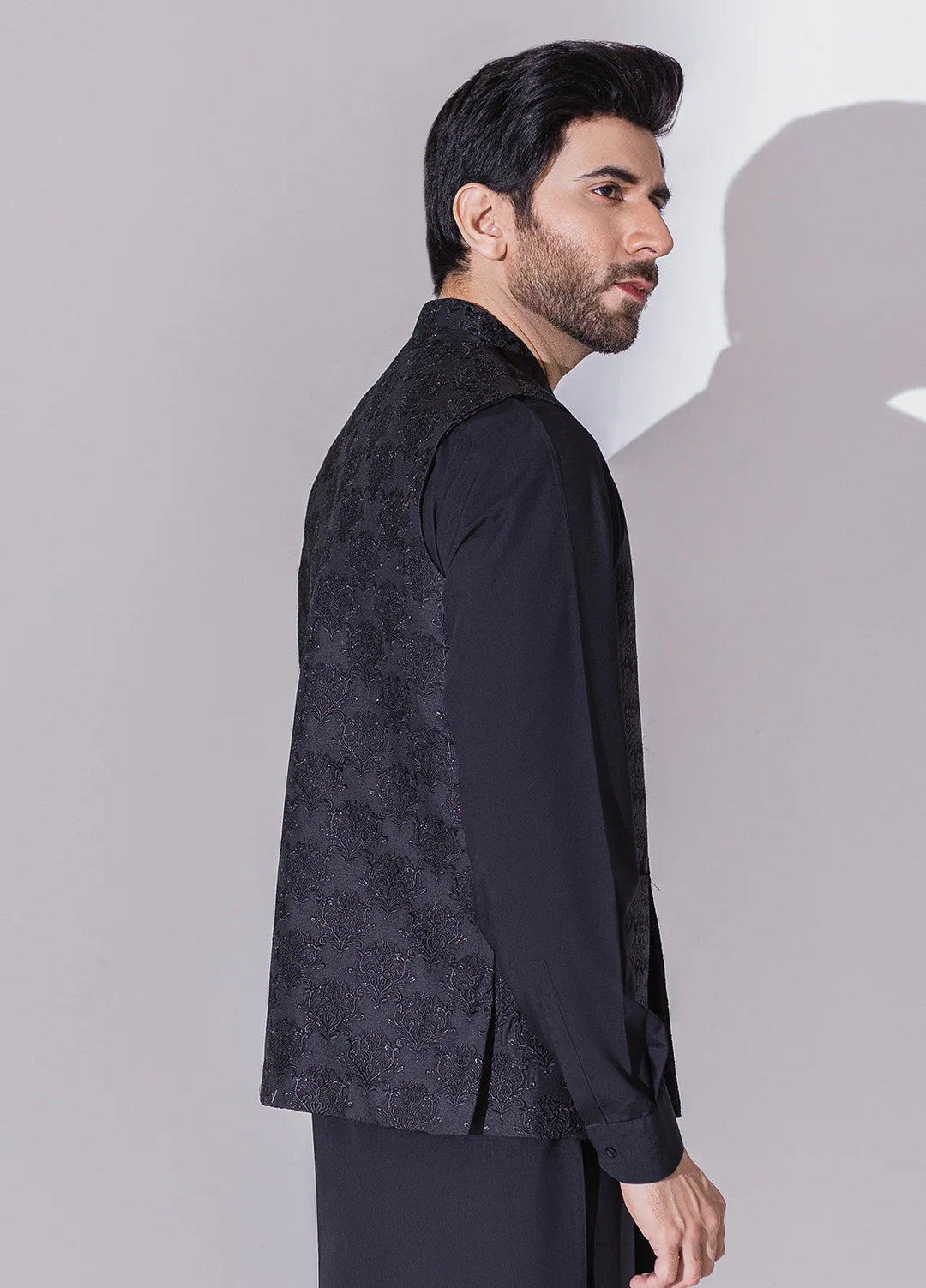 Stylish Embroidered Men Maysori Waistcoat - W-1992