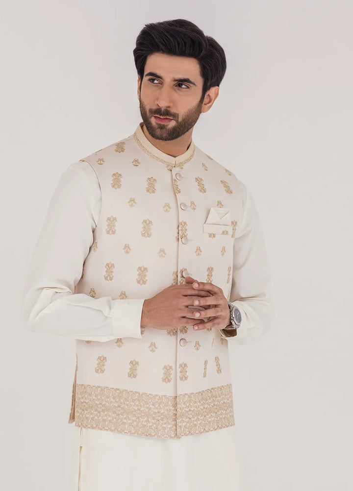 Stylish Embroidered Men Maysori Waistcoat - W-1994