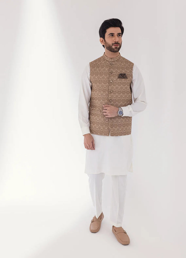 Stylish Embroidered Men Maysori Waistcoat - W-1999