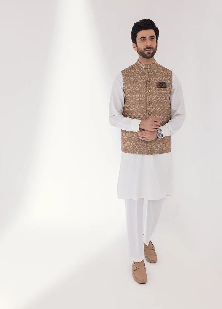 Stylish Embroidered Men Maysori Waistcoat - W-1999