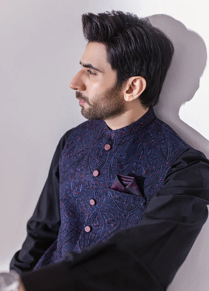 Stylish Embroidered Men Maysori Waistcoat - W-2101