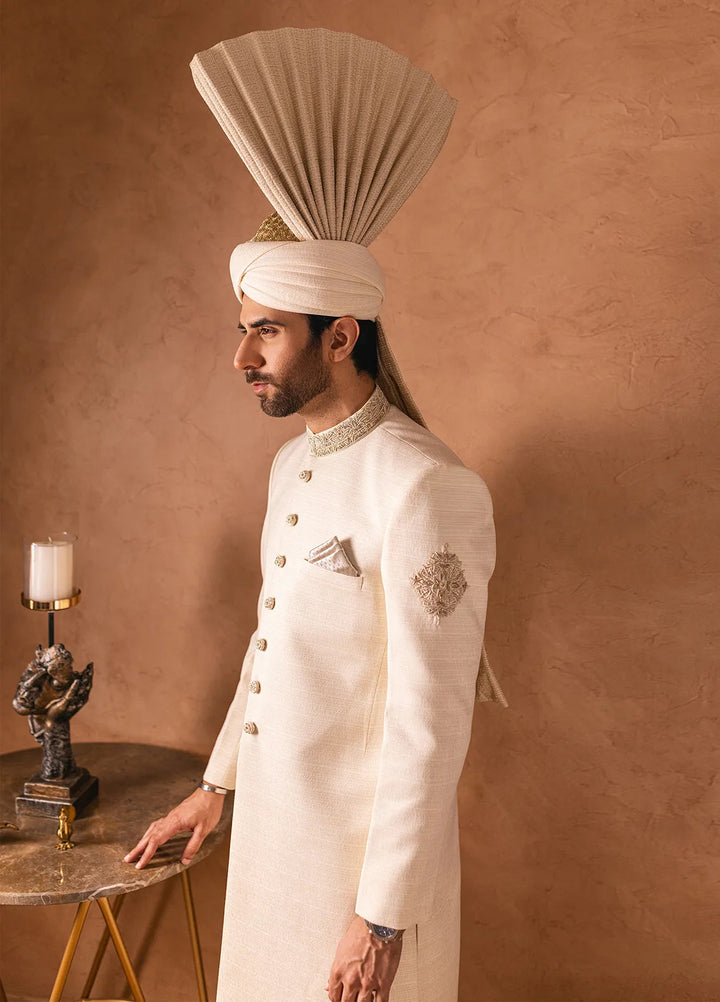 Stylish Embroidered Men Sherwani - SHR-05