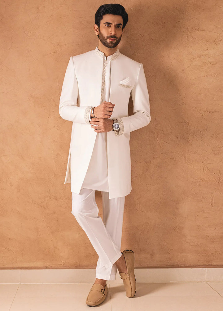Stylish Fancy Men Front Open Sherwani - GS-5069