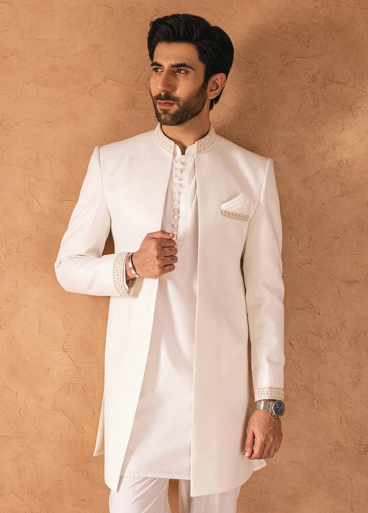 Stylish Fancy Men Front Open Sherwani - GS-5069