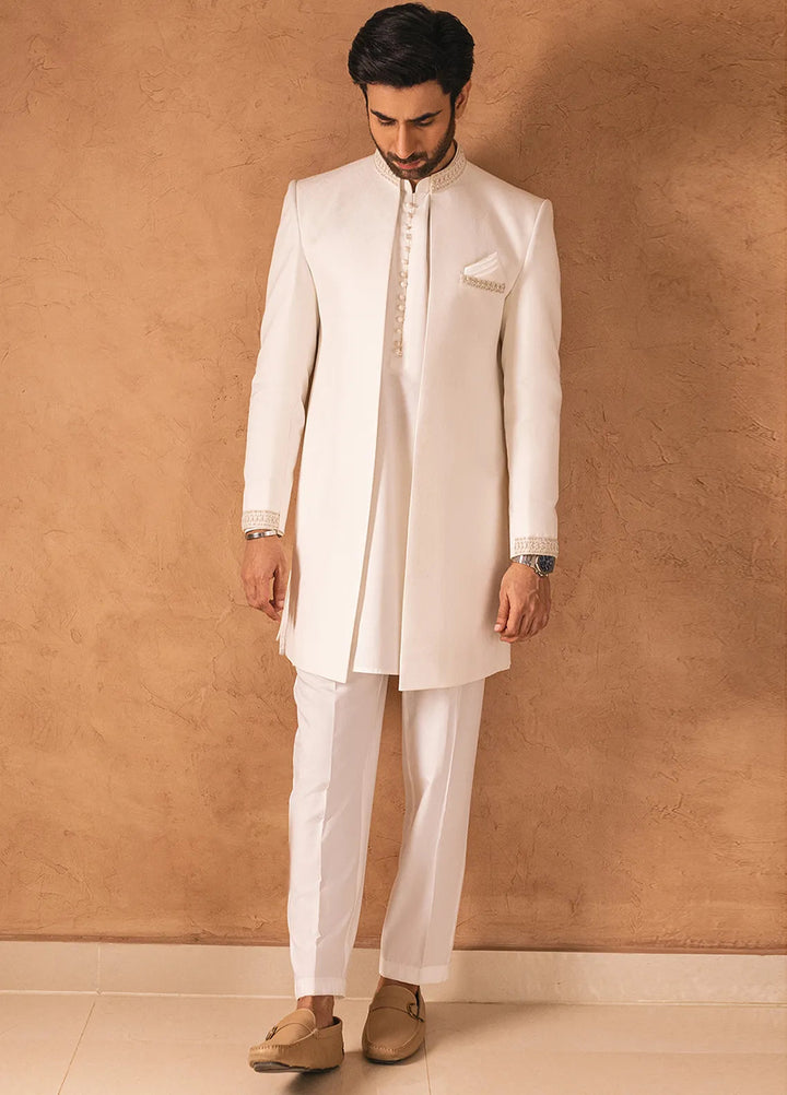 Stylish Fancy Men Front Open Sherwani - GS-5069