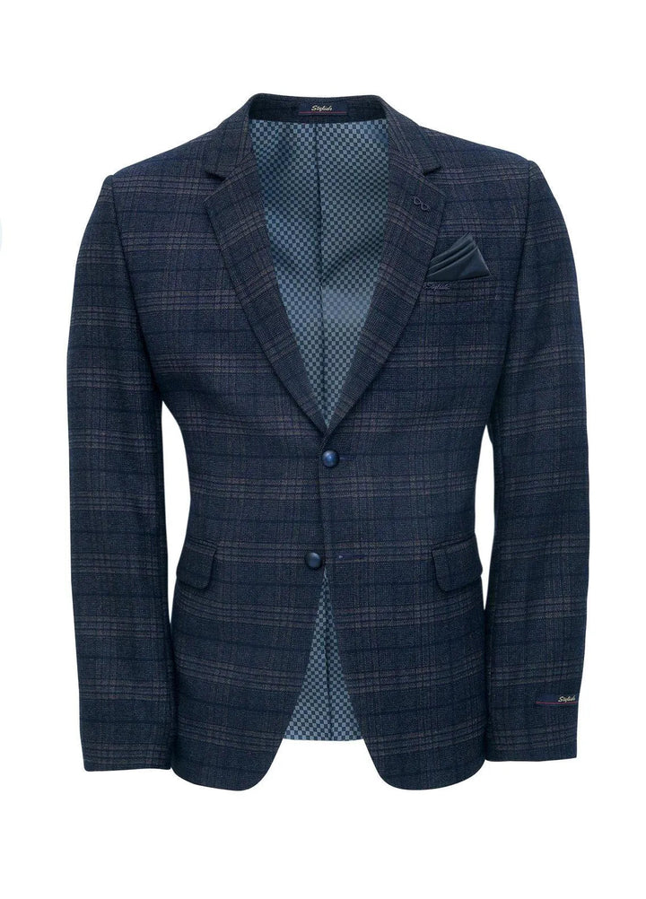 Stylish Garments Checkered Mens Coat - CC-03