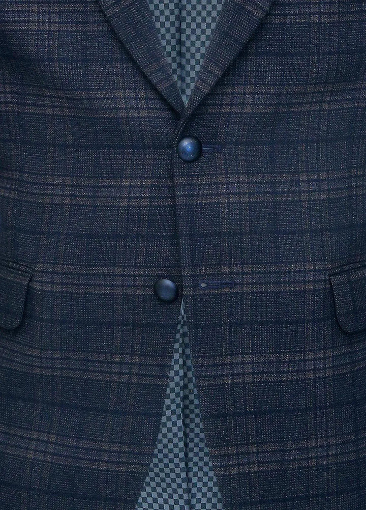 Stylish Garments Checkered Mens Coat - CC-03