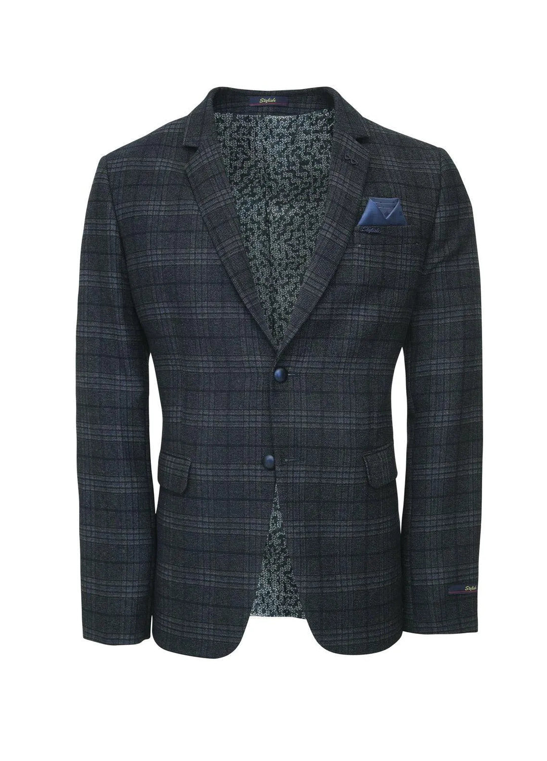 Stylish Garments Checkered Mens Coat - CC-05