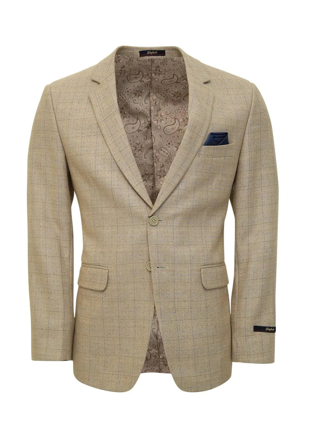 Stylish Garments Checkered Mens Coat - CC-07