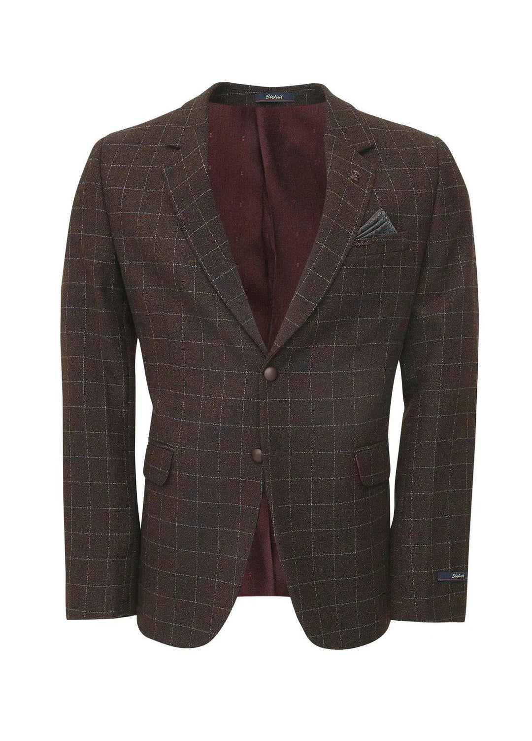 Stylish Garments Checkered Mens Coat - CC-14