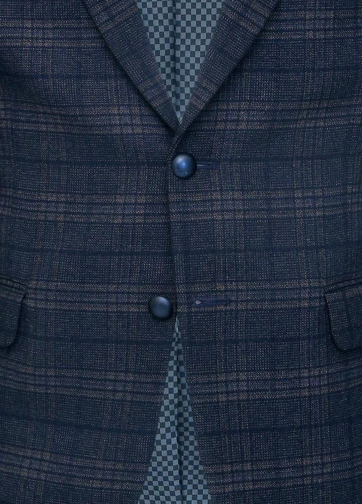 Stylish Garments Checkered Mens Coat - CC-16