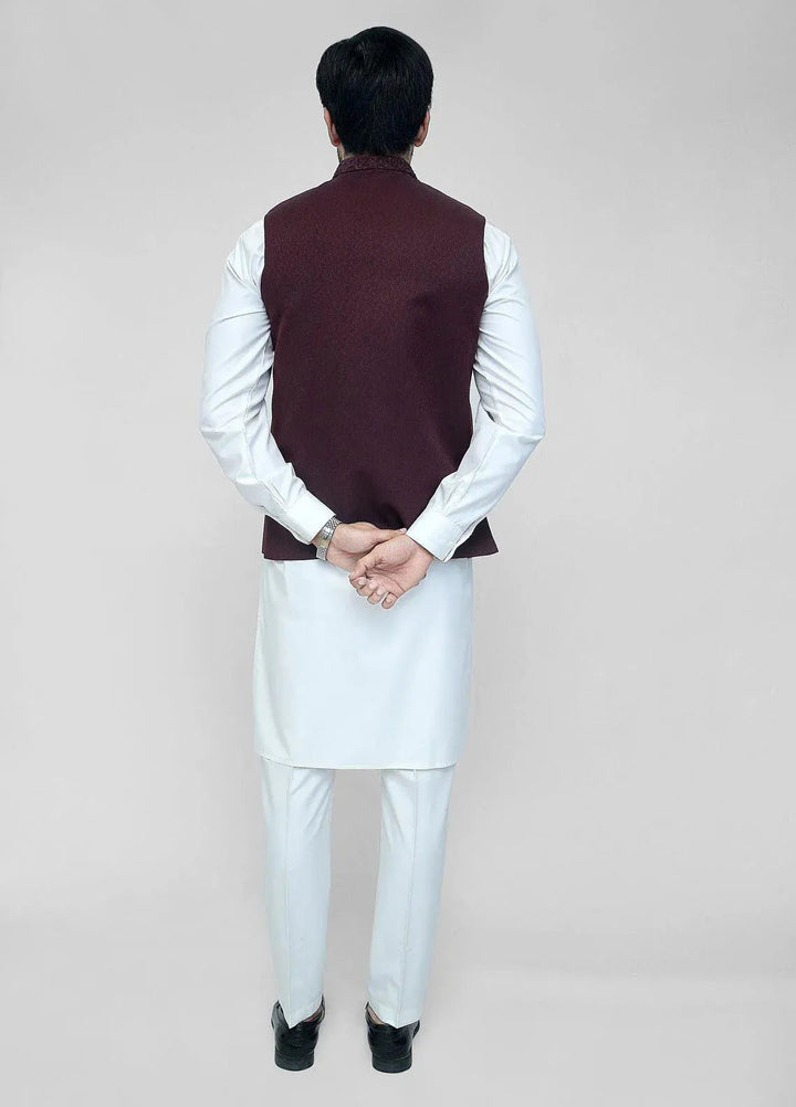 Stylish Garments Embroidered Mens Waistcoat - WO-2081