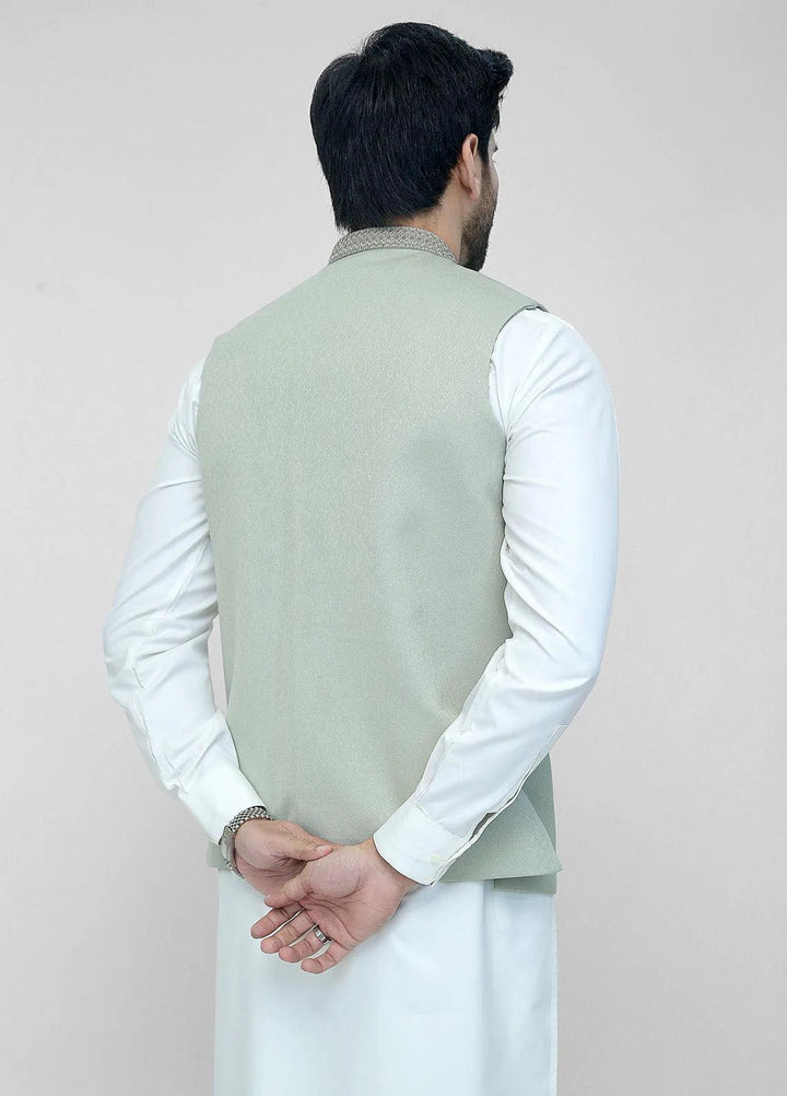 Stylish Garments Embroidered Mens Waistcoat - WO-2083