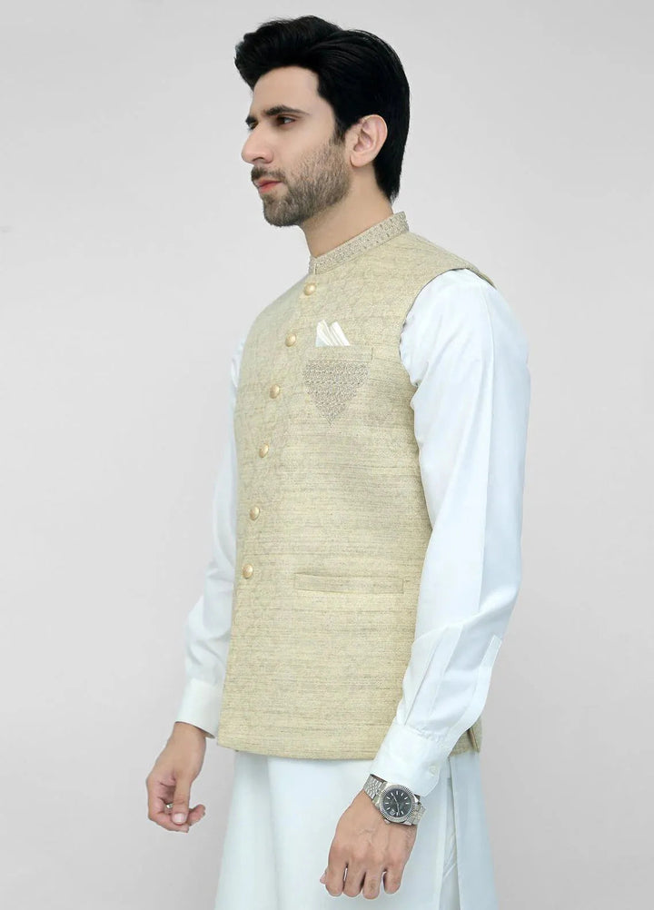 Stylish Garments Embroidered Mens Waistcoat - WO-2084