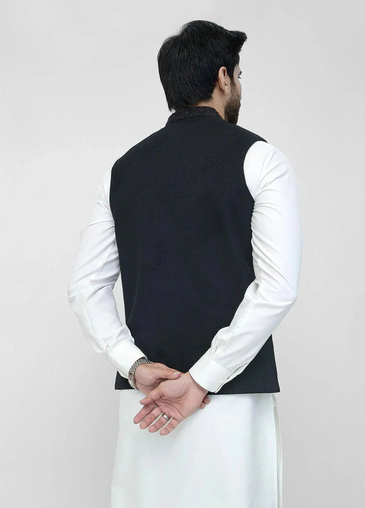 Stylish Garments Embroidered Mens Waistcoat - WO-2087