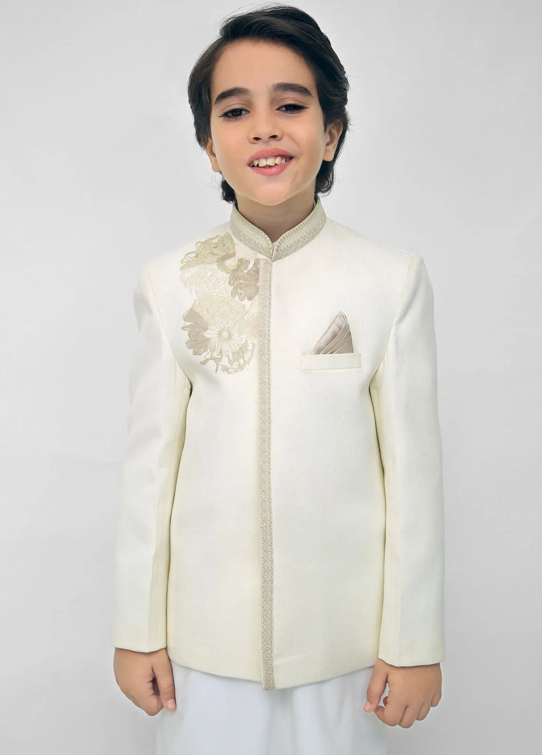 Stylish Garments Kids 3 Piece Shalwar Kameez WaistCoat Suit K-3257