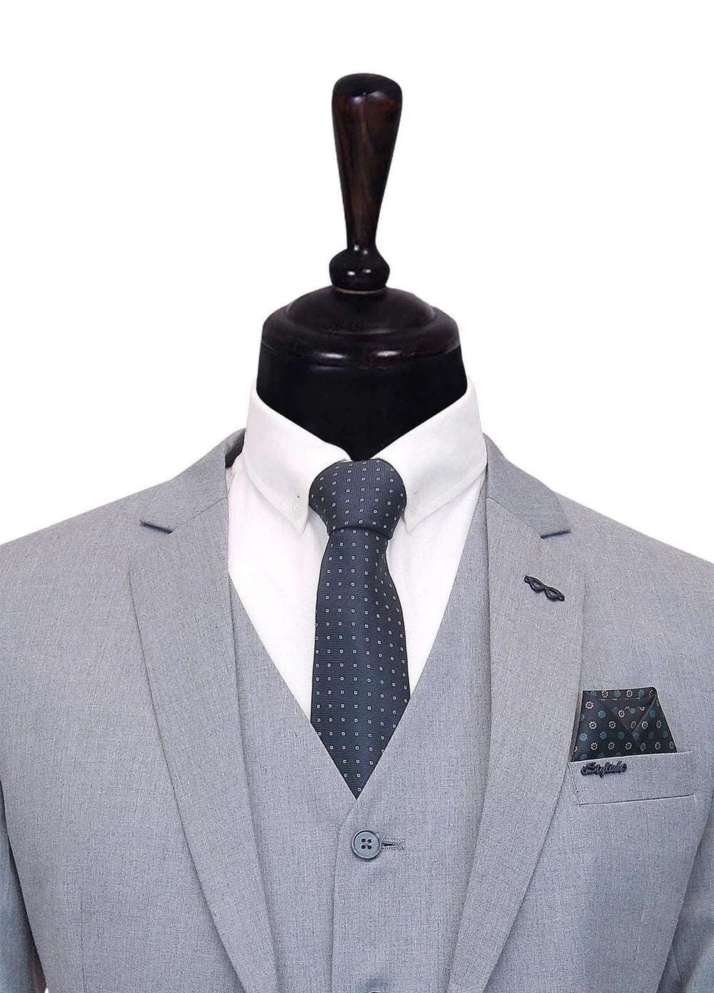 Stylish Garments Plain Formal Mens 3 Piece Suit - 3PS-05