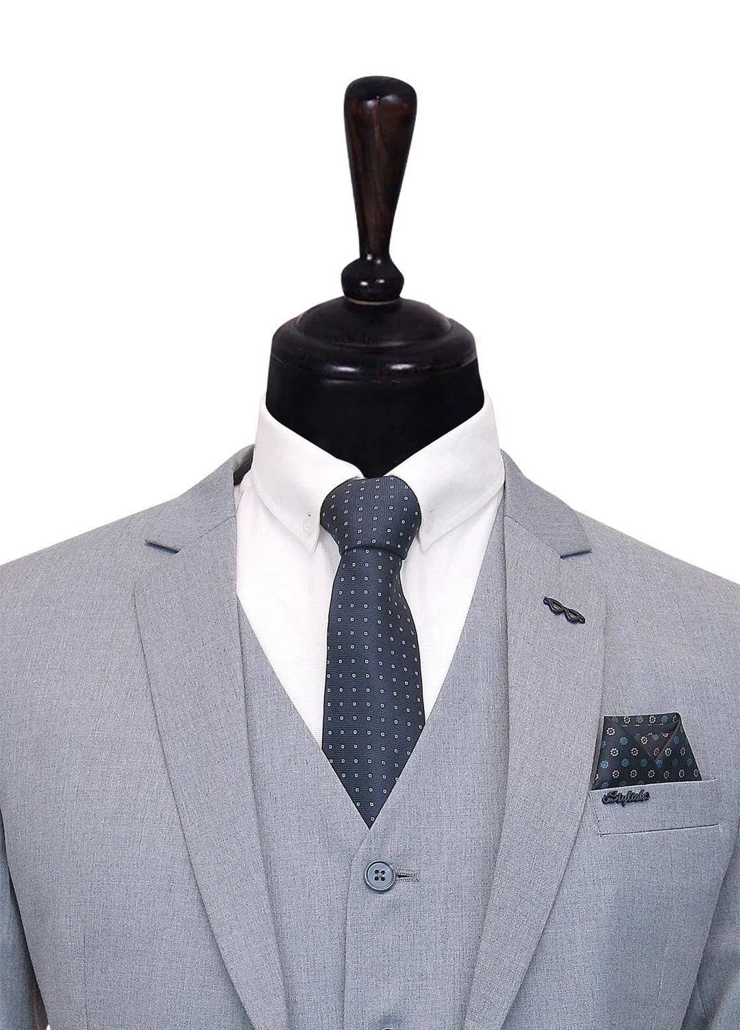 Stylish Garments Plain Formal Mens 3 Piece Suit - 3PS-05