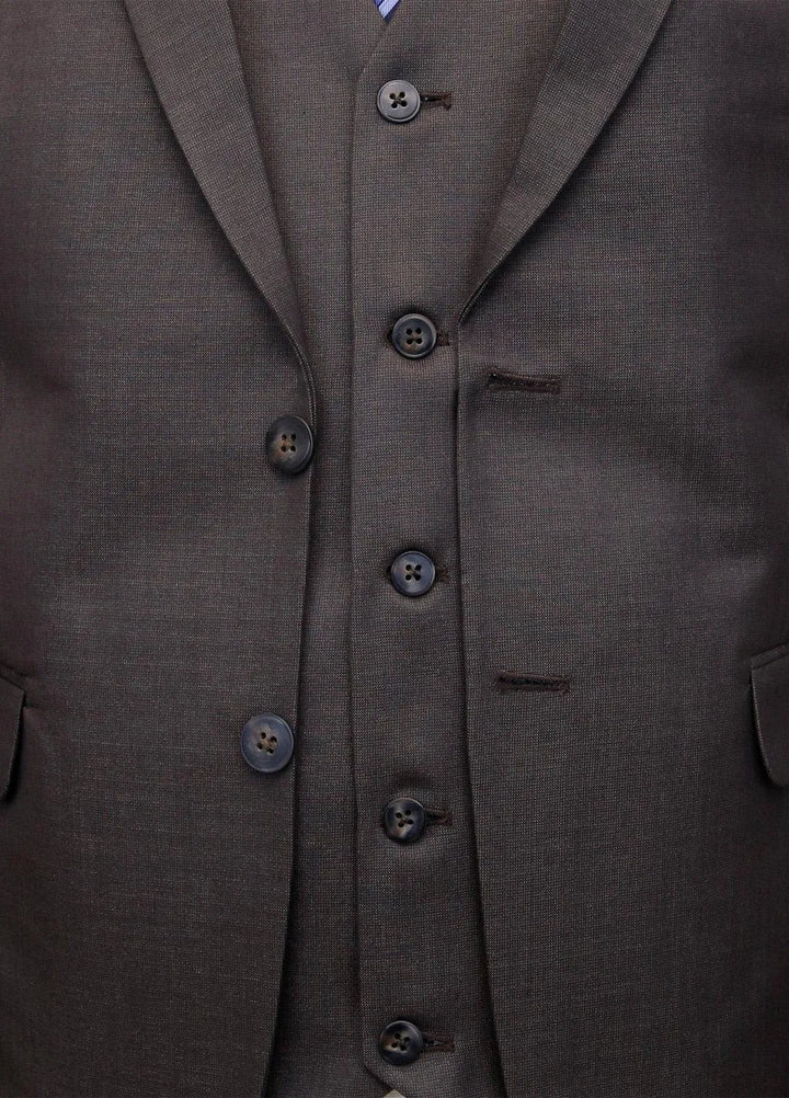 Stylish Garments Plain Formal Mens 3 Piece Suit - 3PS-07