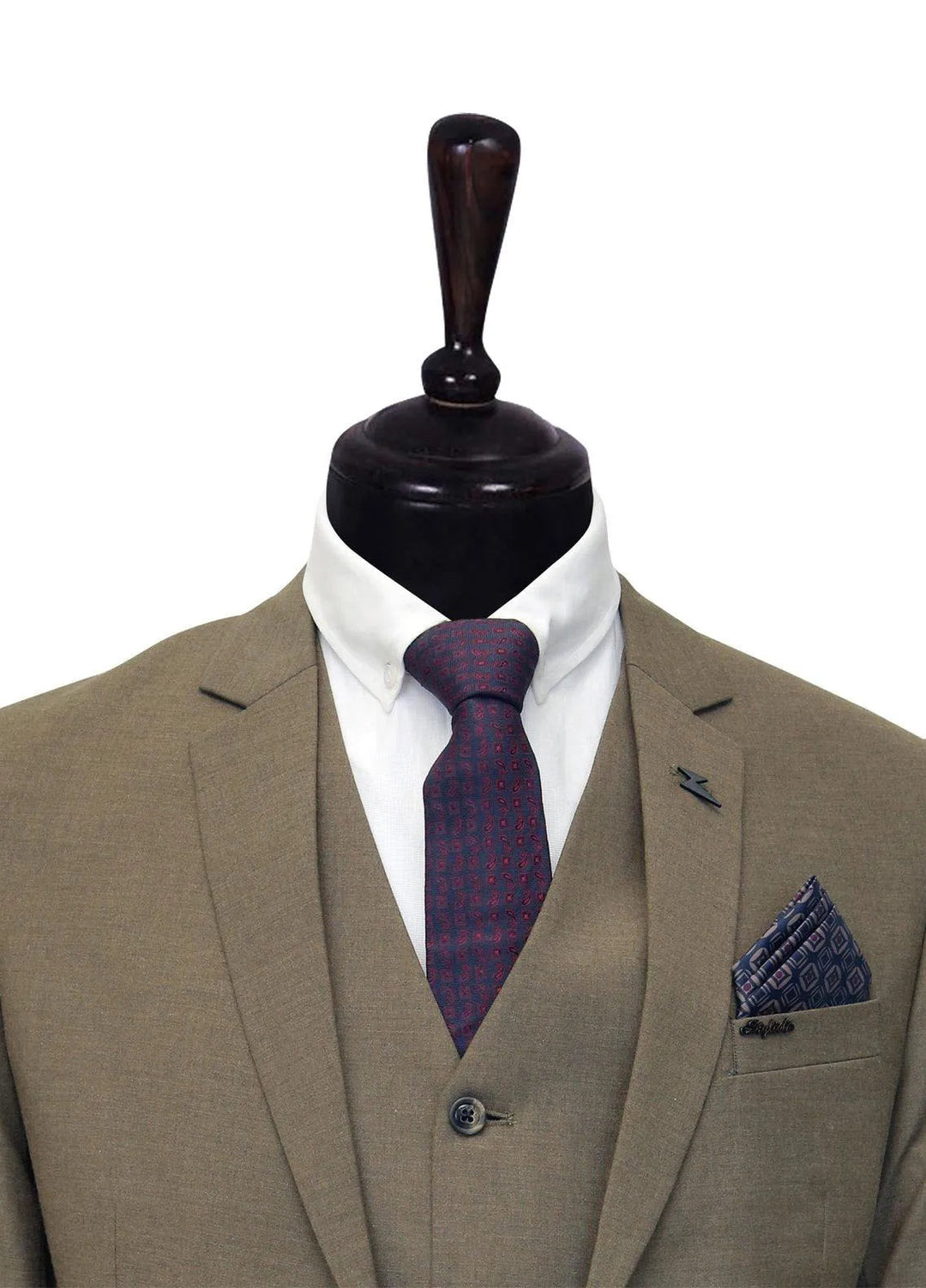 Stylish Garments Plain Formal Mens 3 Piece Suit - 3PS-08