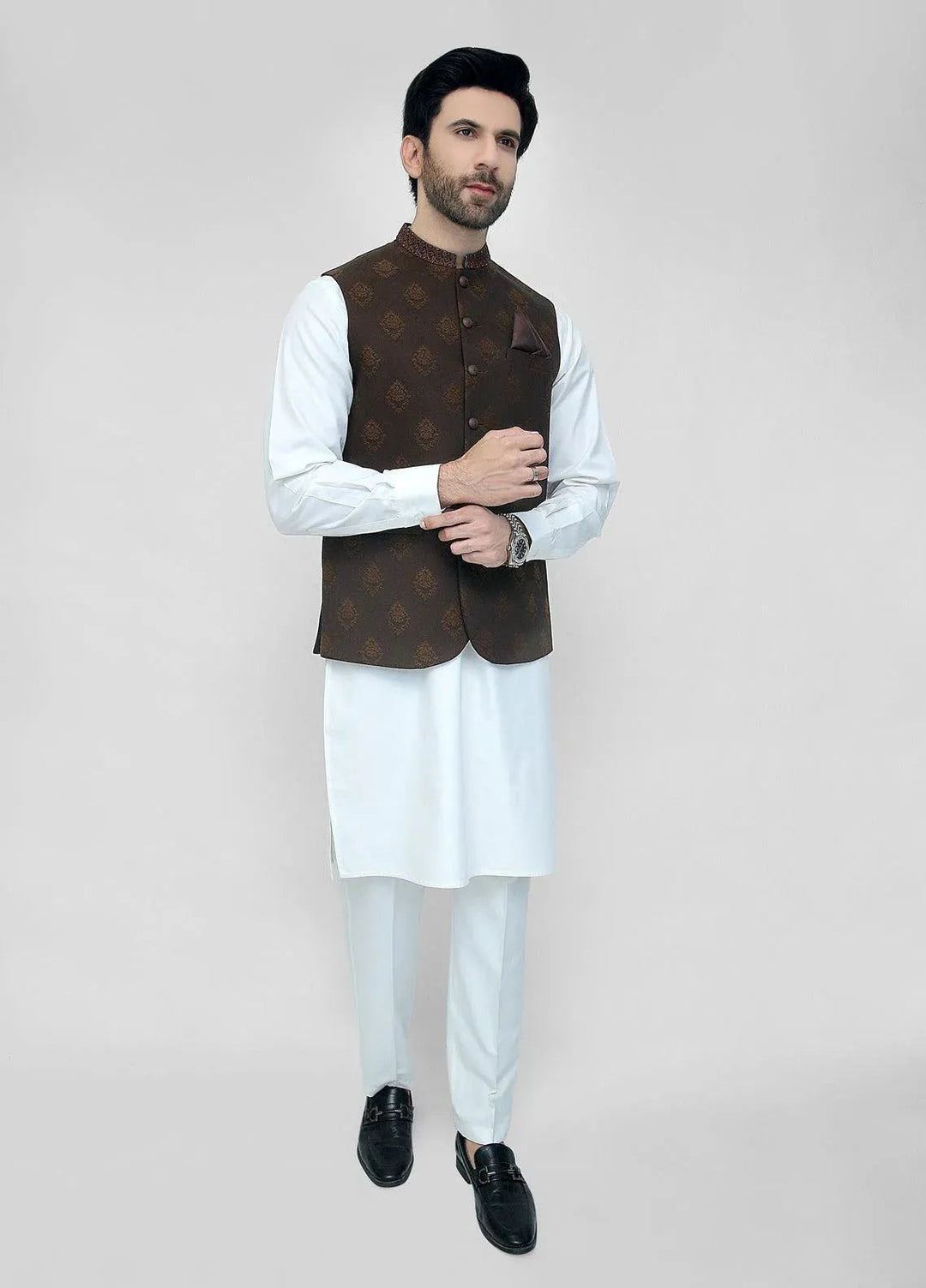 Stylish Garments Plain Mens Waistcoat - WO-2082