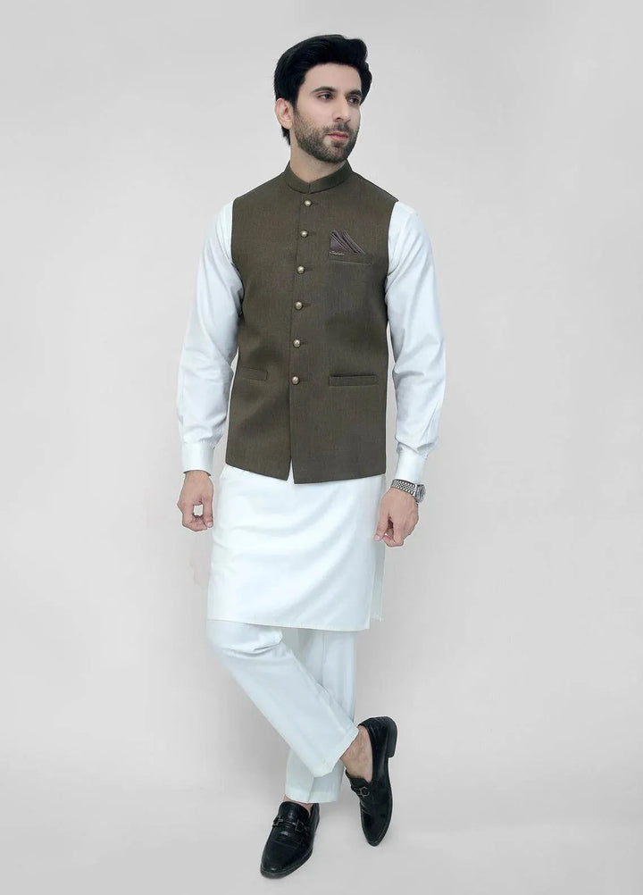 Stylish Garments Plain Mens Waistcoat - WO-2090
